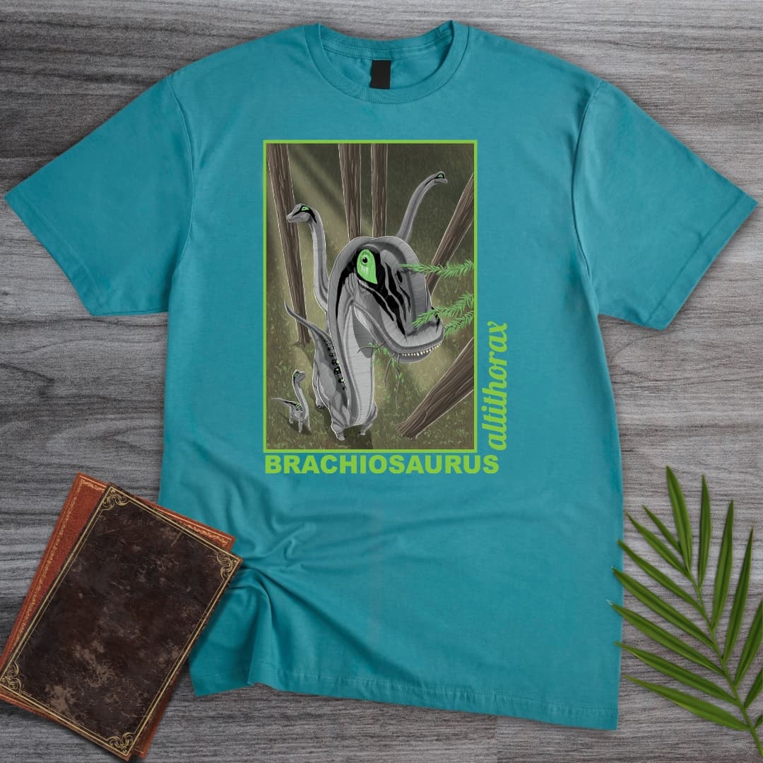Brachiosaurus - Ancient Forest Shadow T-Shirt