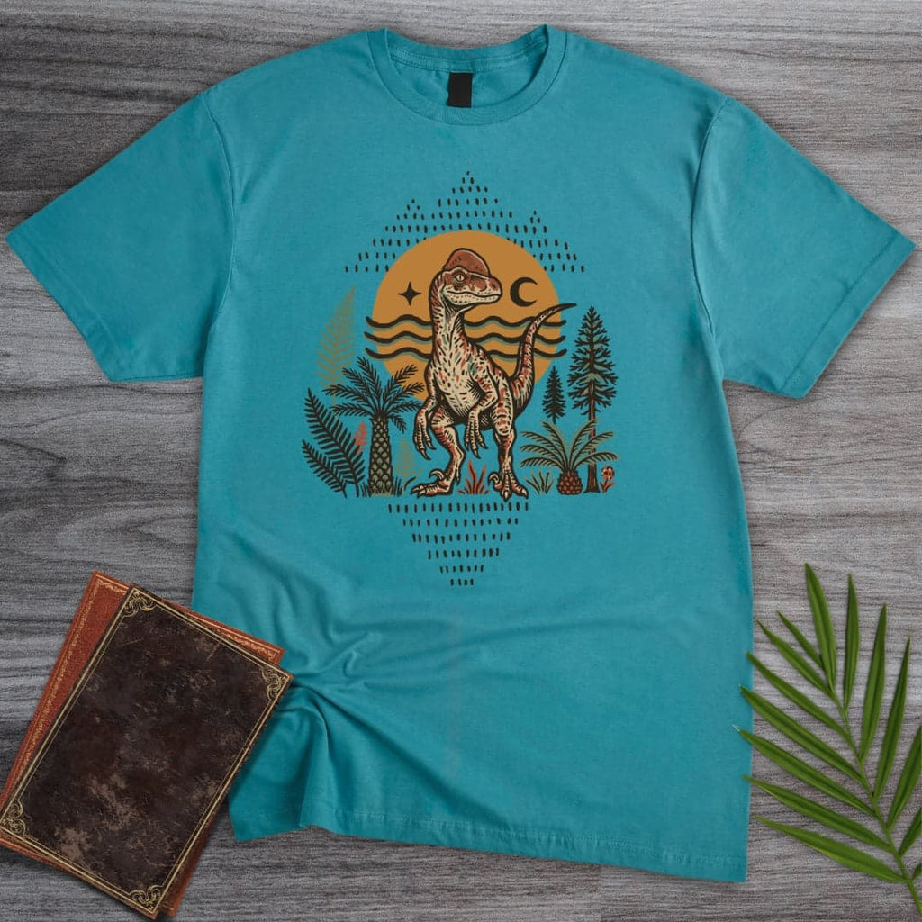 Mesozoic Deinonychus Wanderlust T-Shirt
