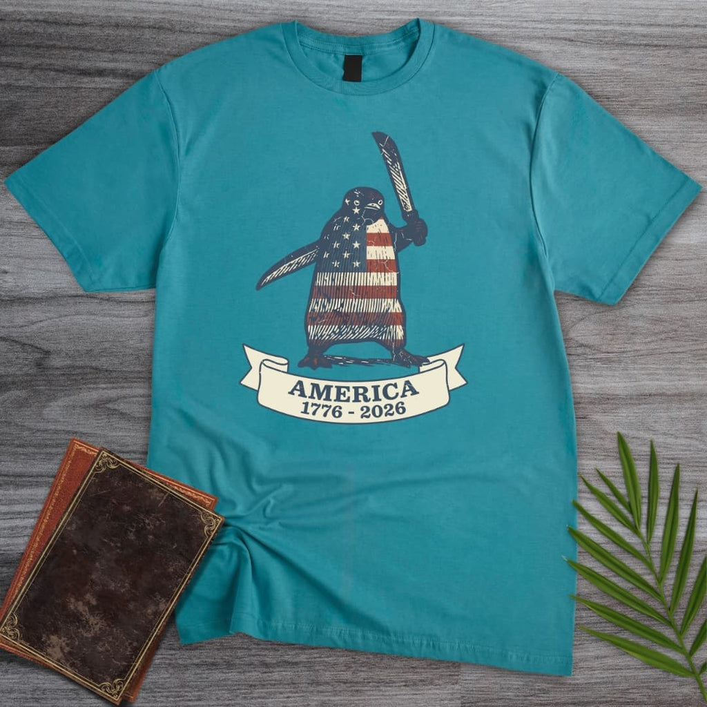 Patriotic Penguin Americas 250th T-Shirt