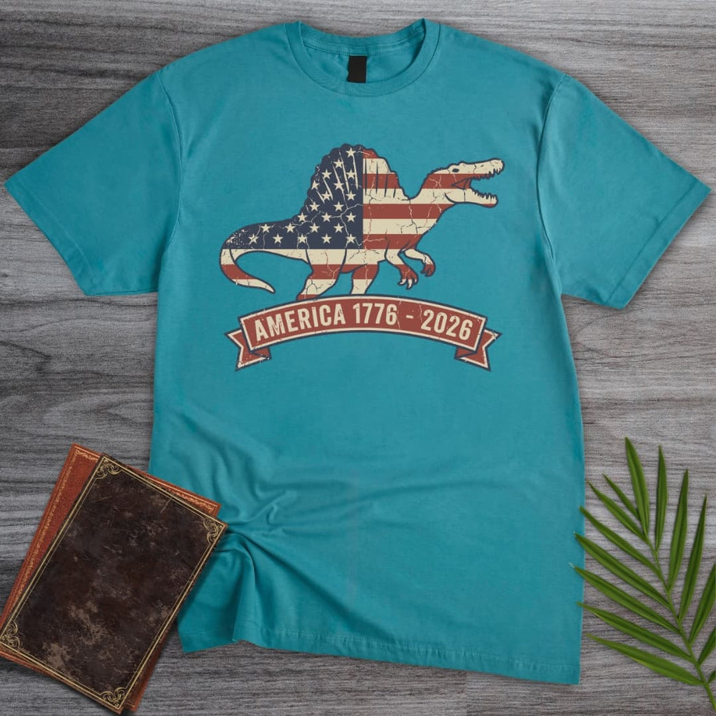 Patriotic Spinosaurus Americas 250th T-Shirt