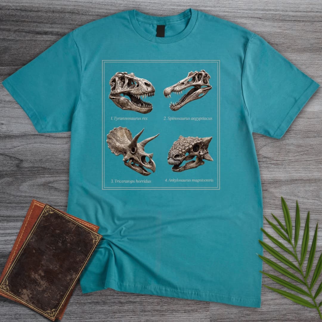 Prehistoric Darwinian Fossil Chart T-Shirt