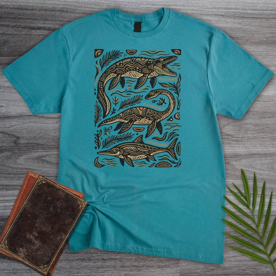 Prehistoric Deep Ocean Beasts T-Shirt