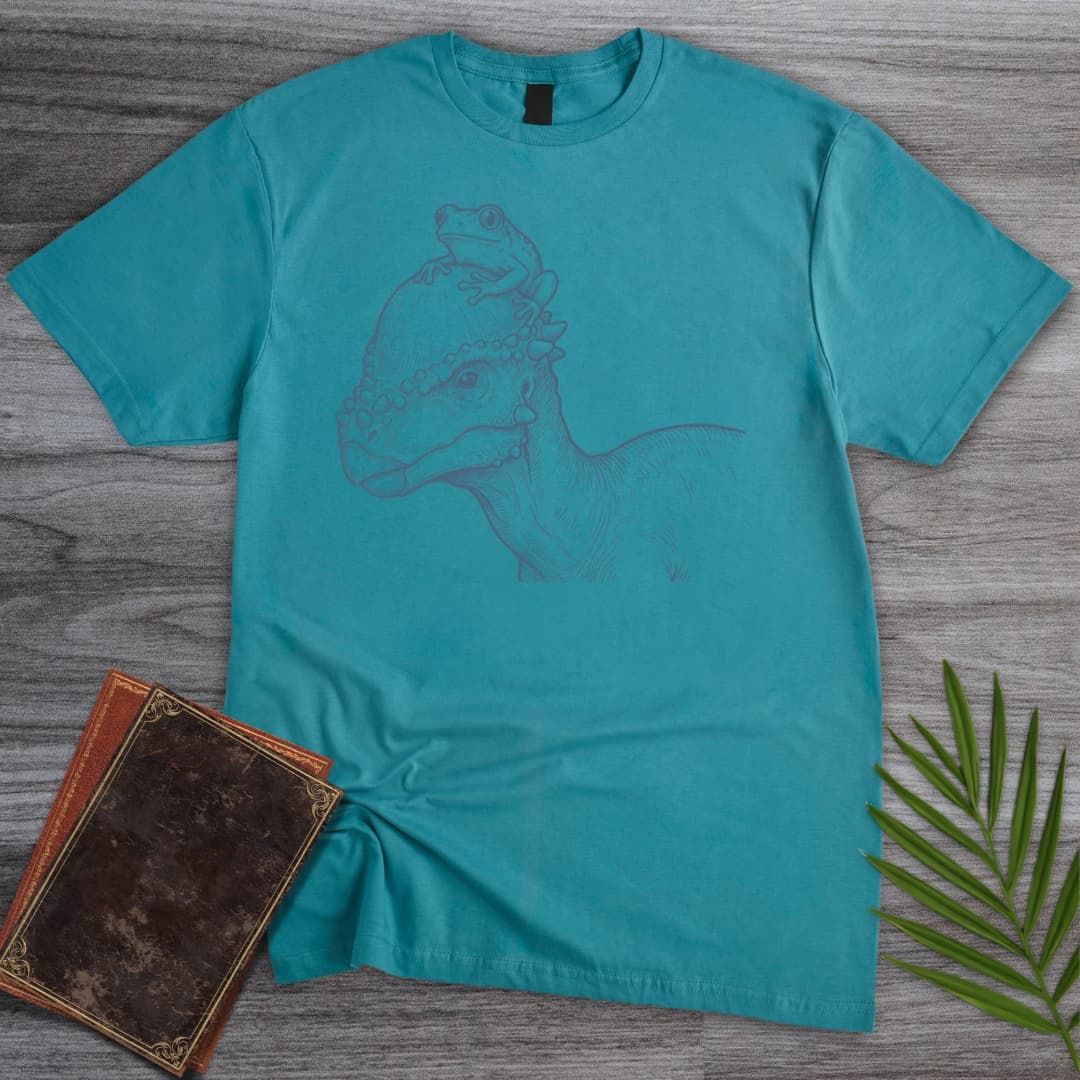 Stalwart Frog Pachycephalosaurus T-Shirt