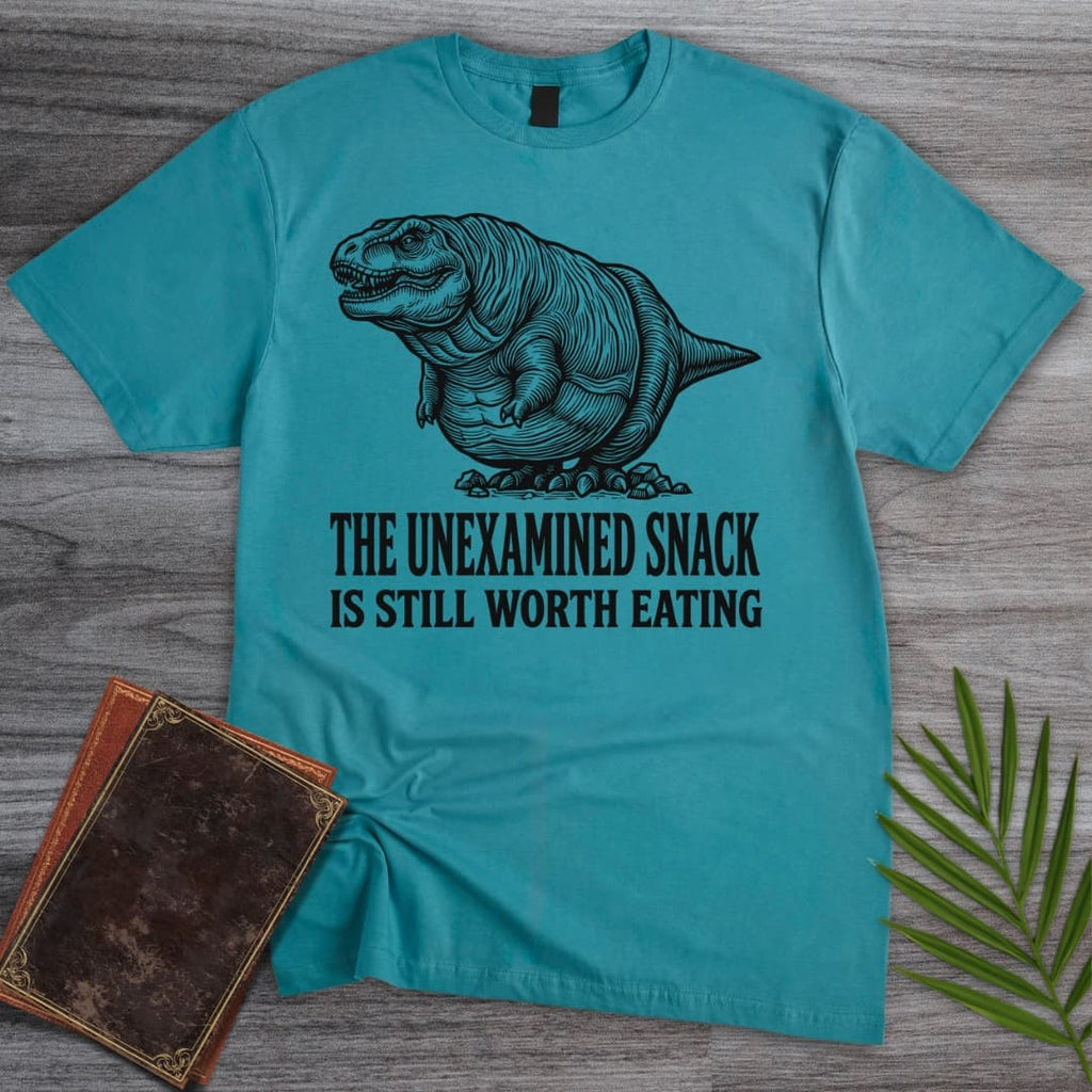 The Unexamined Snack: T.rex T-Shirt