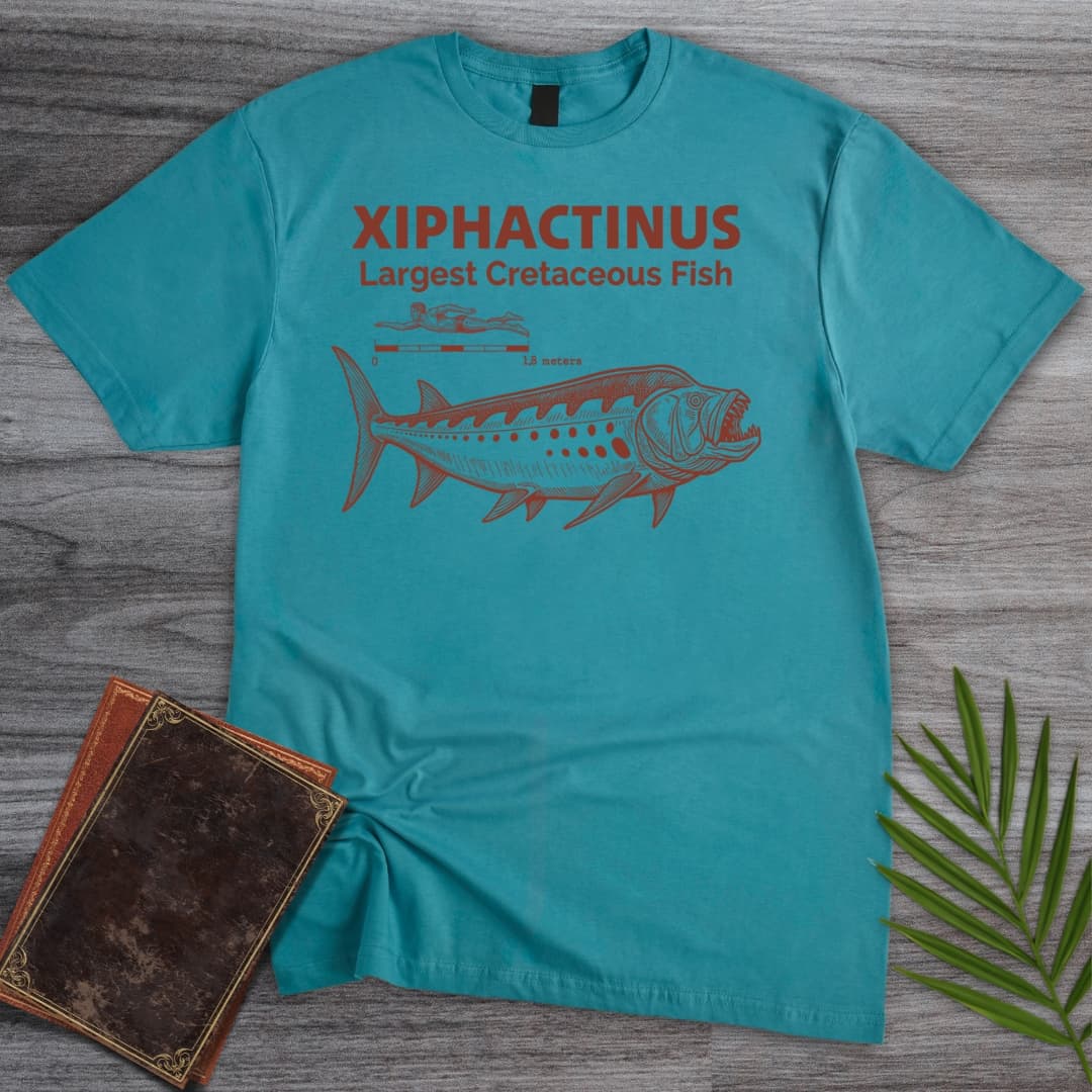 Xiphactinus Largest Cretaceous Fish T-Shirt