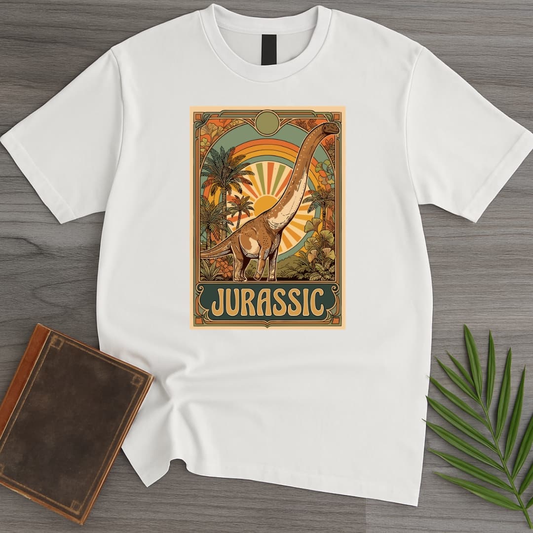 70s Vintage Jurassic Sauroposeidon T-Shirt