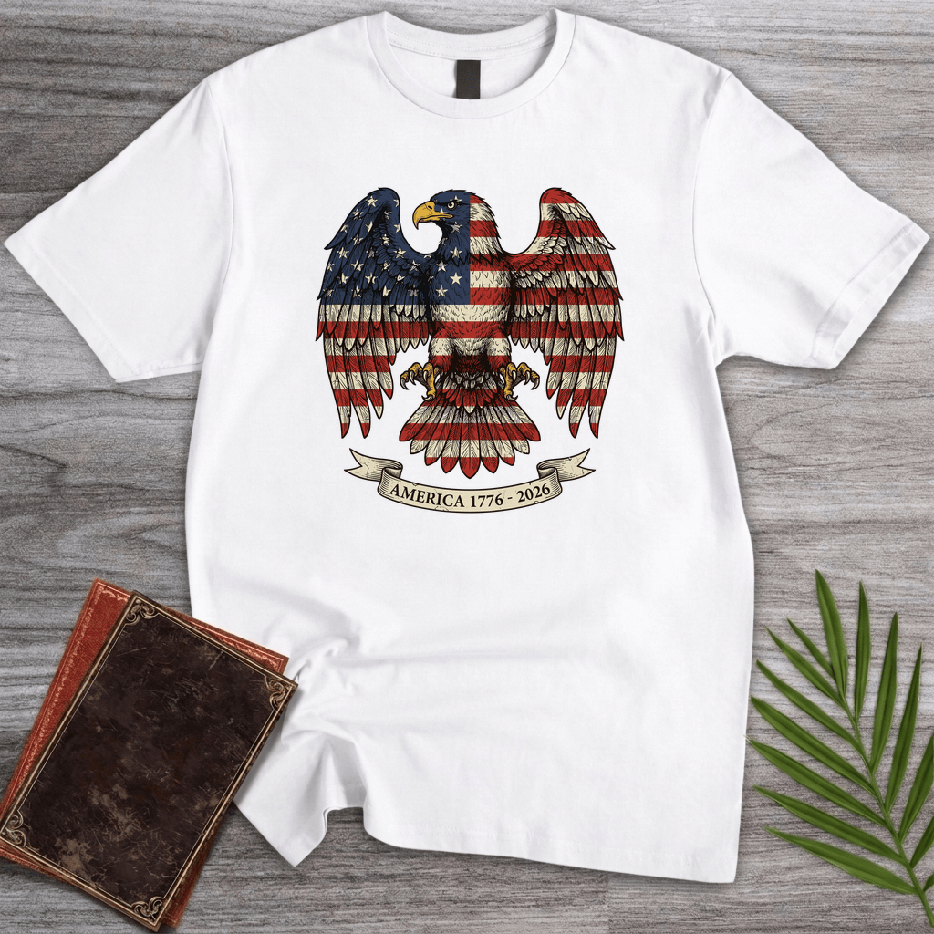 Americas 250th Old Glory Eagle T-Shirt