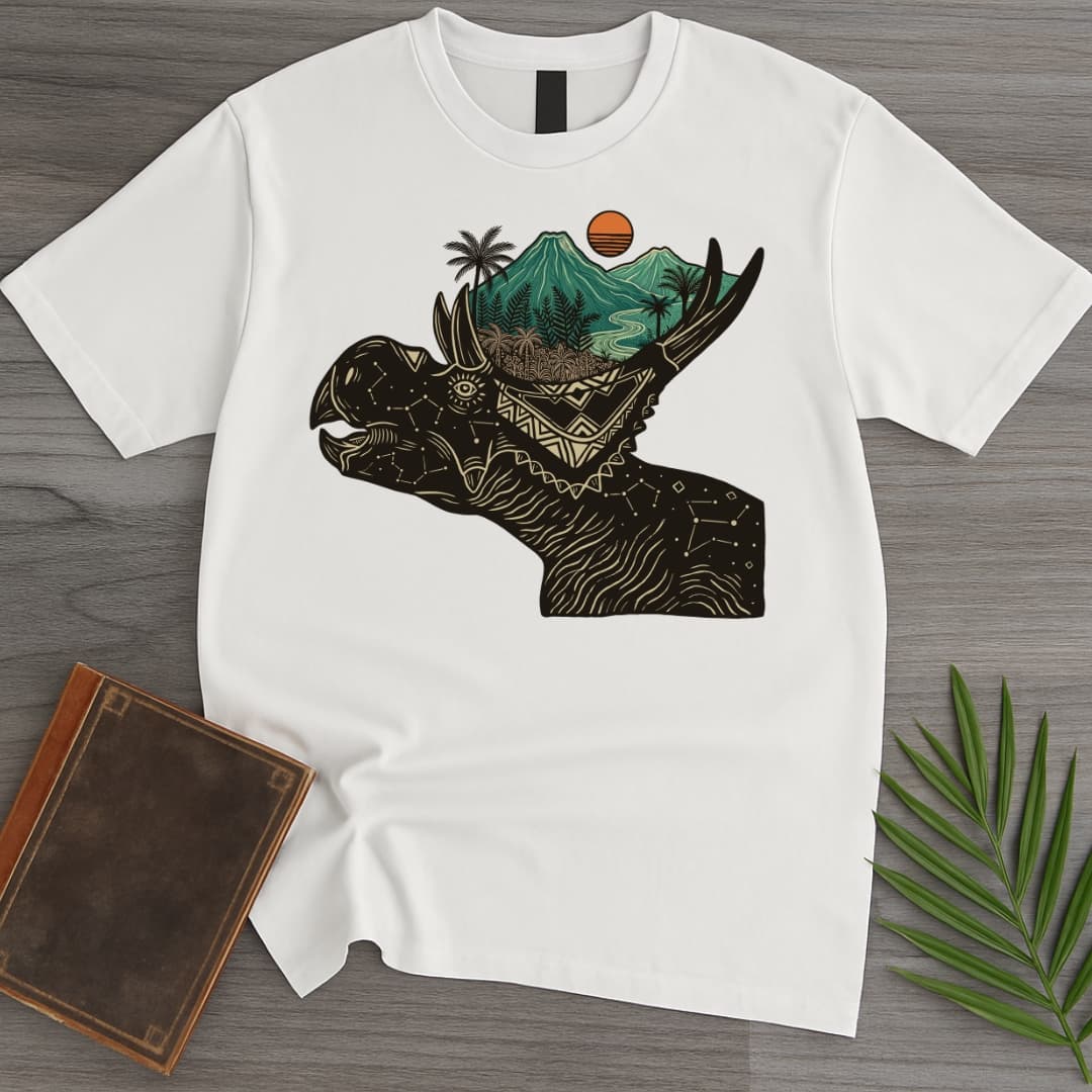 Ancient  Diabloceratops Wisdom T-Shirt