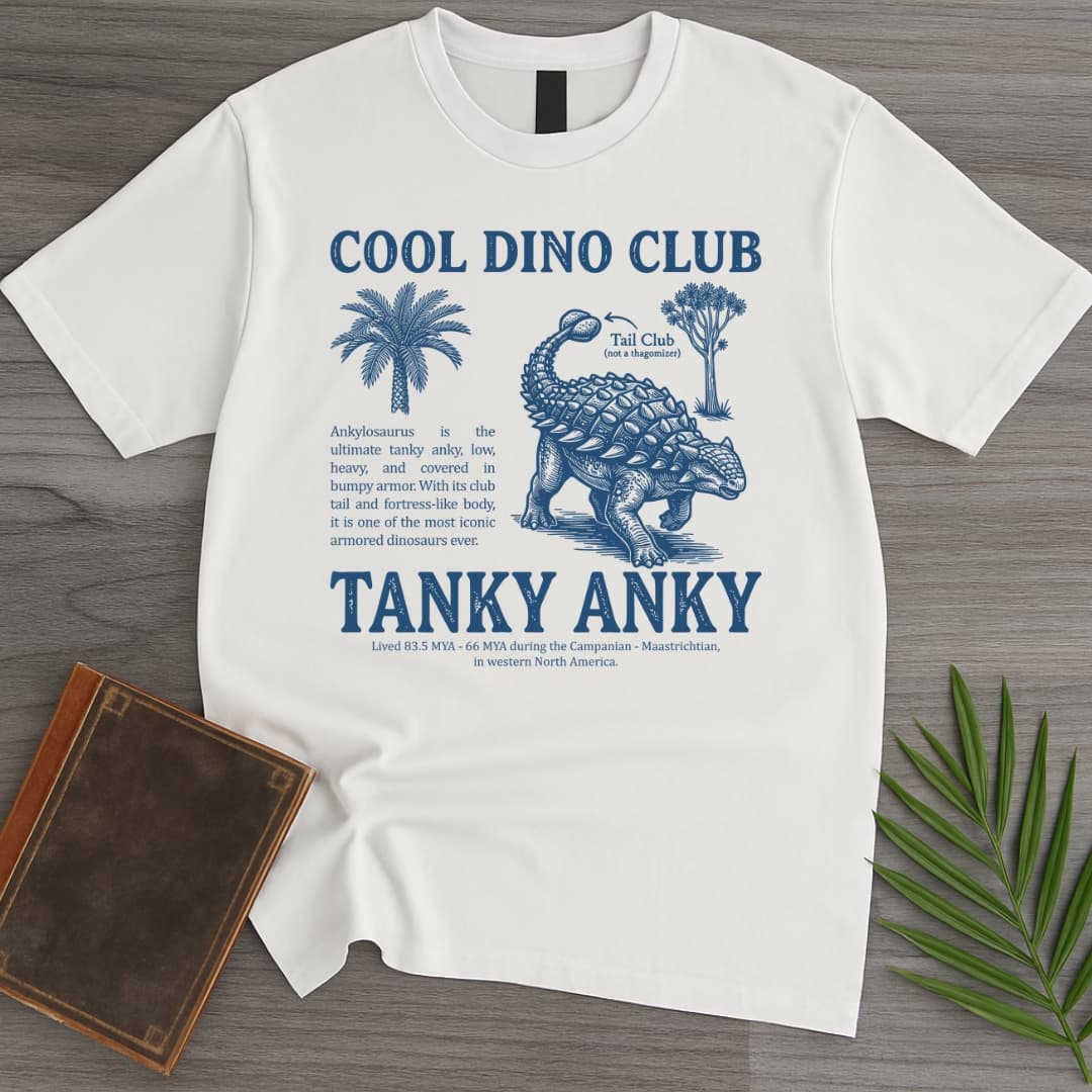 Ankylosaurus Cool Dino Club T-Shirt