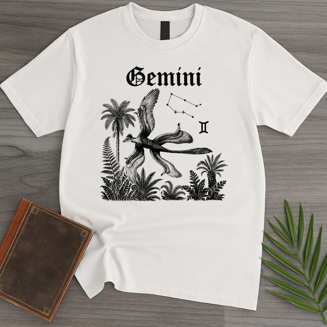 Horoscope: Gemini Microraptor T-Shirt