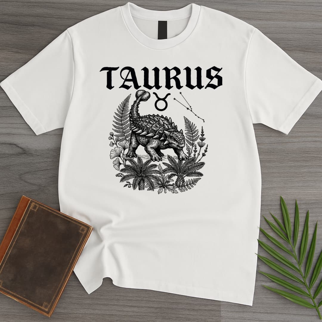 Horoscope Taurus Ankylosaurus T-Shirt