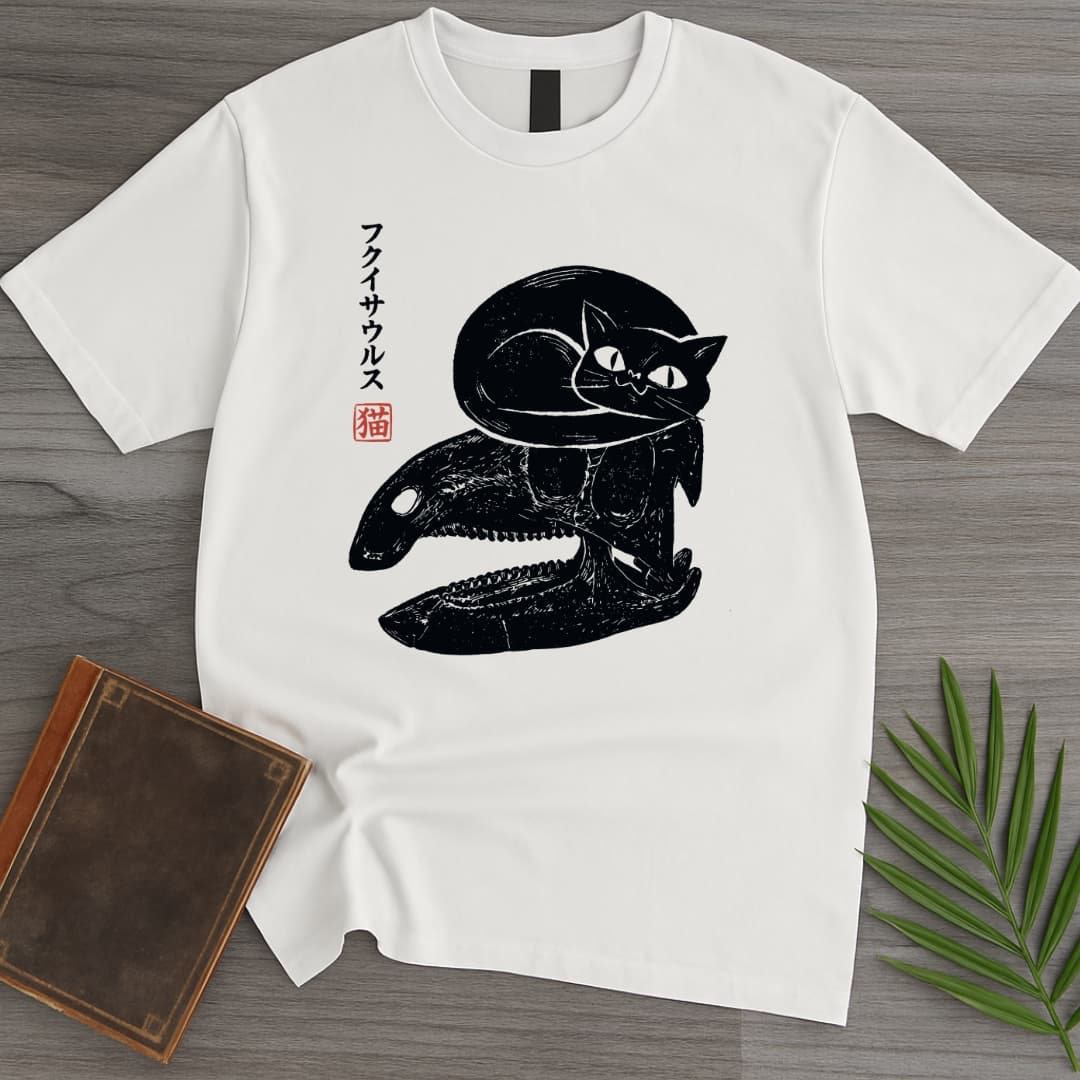 Japanese Cat & Fossil T-Shirt
