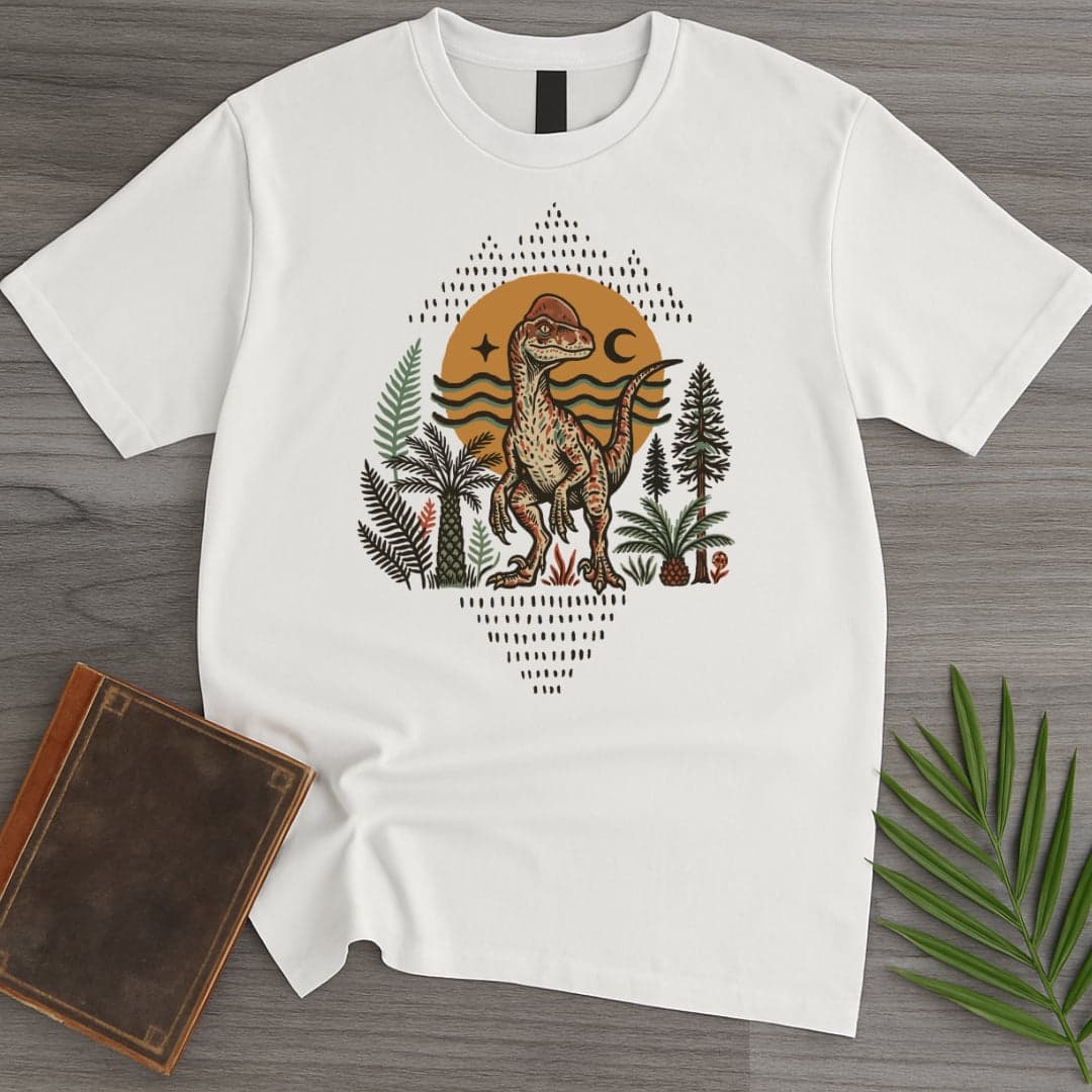 Mesozoic Deinonychus Wanderlust T-Shirt