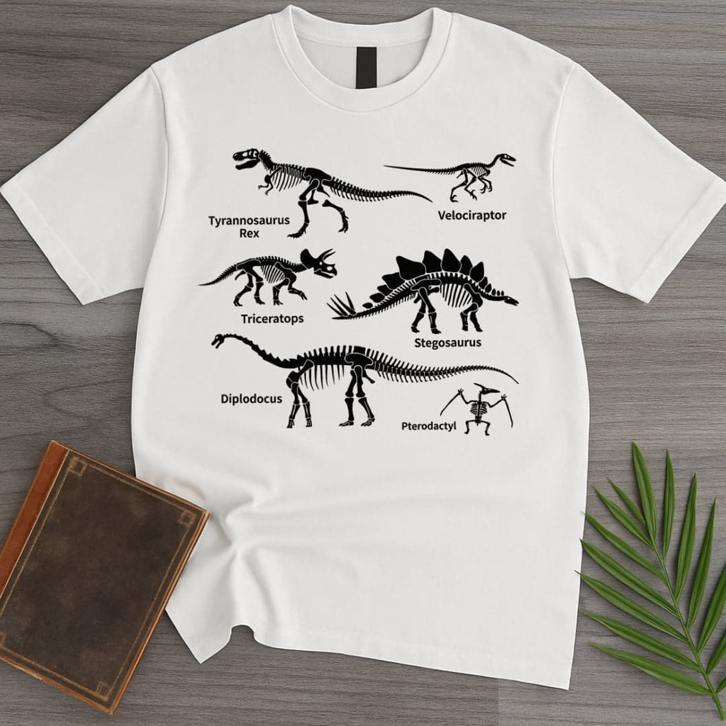 Minimalist Dino Education T-Shirt