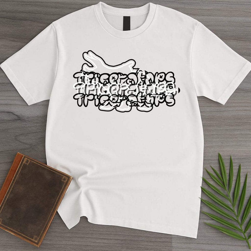 Neon Bones Triceratops T-Shirt