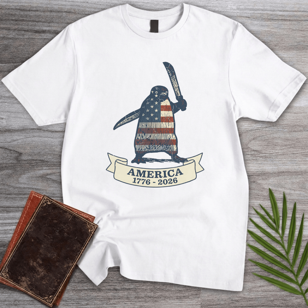 Patriotic Penguin Americas 250th T-Shirt