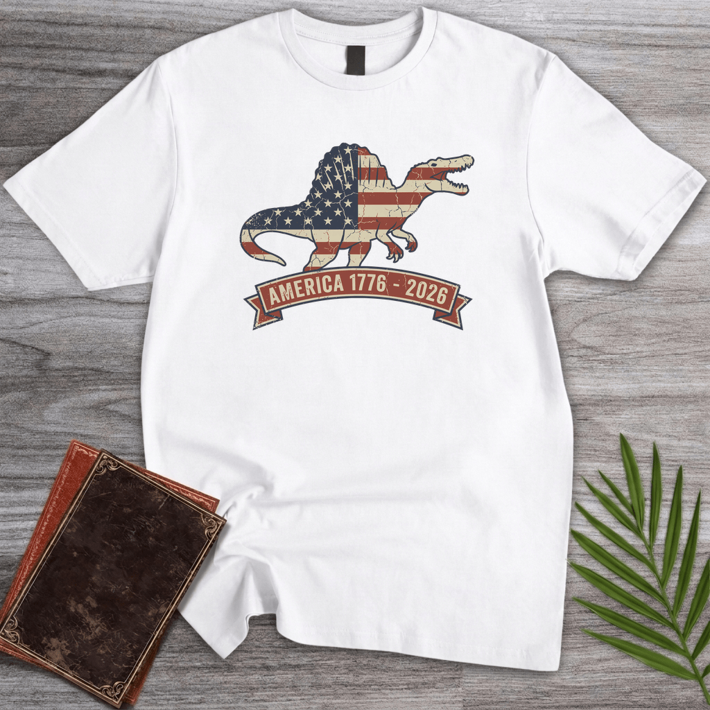 Patriotic Spinosaurus Americas 250th T-Shirt