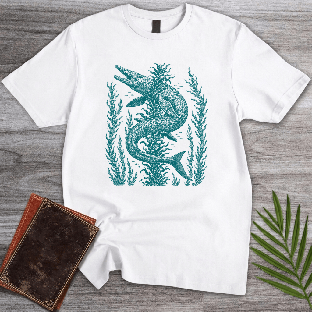 Prehistoric Mosasaurus Kelp T-Shirt