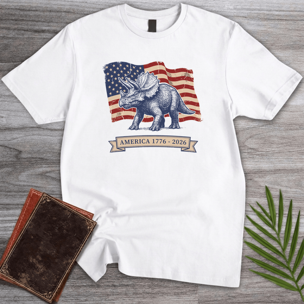 Vintage Triceratops Americas 250th T-Shirt