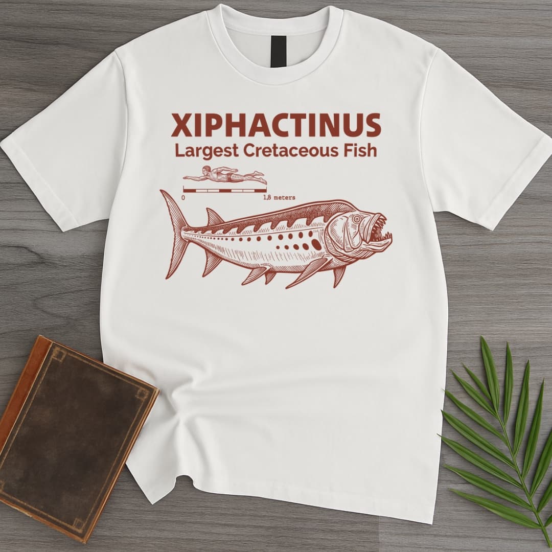 Xiphactinus Largest Cretaceous Fish T-Shirt