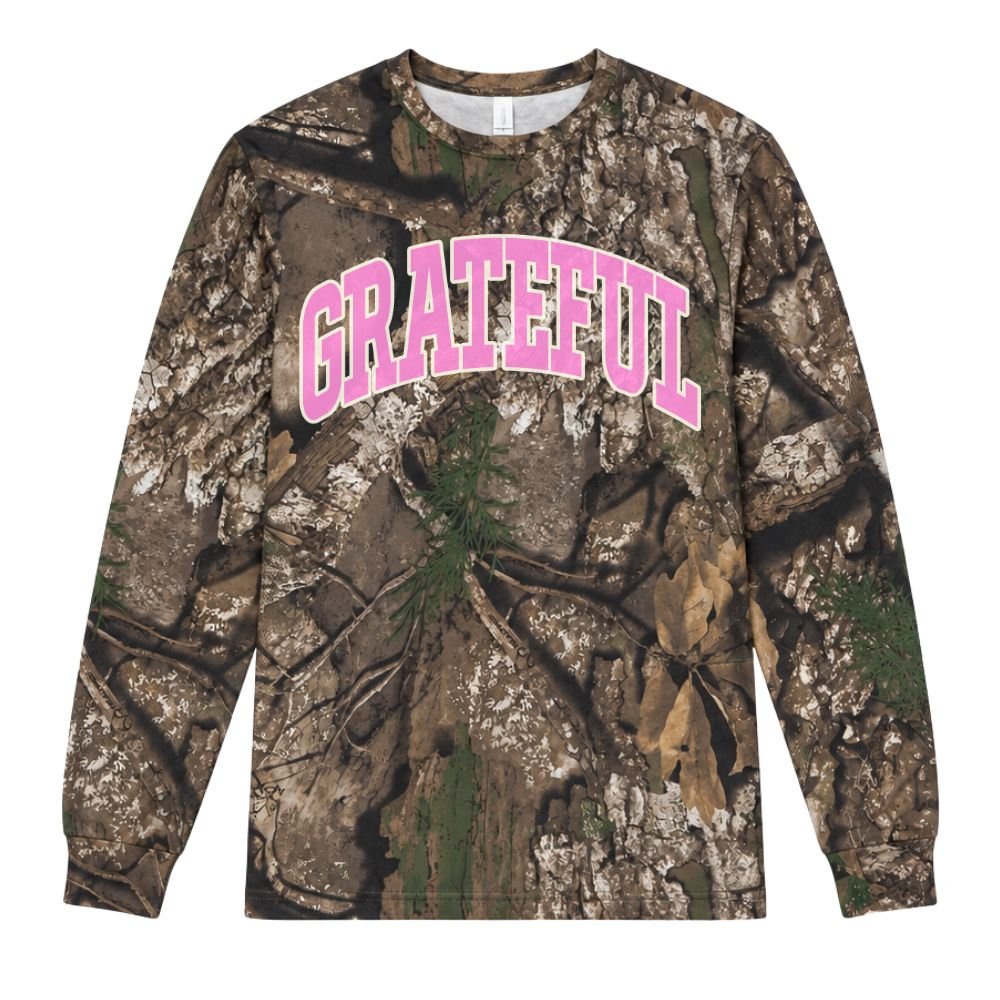 'Thankful by Nature' RealTree Camo Long Sleeve