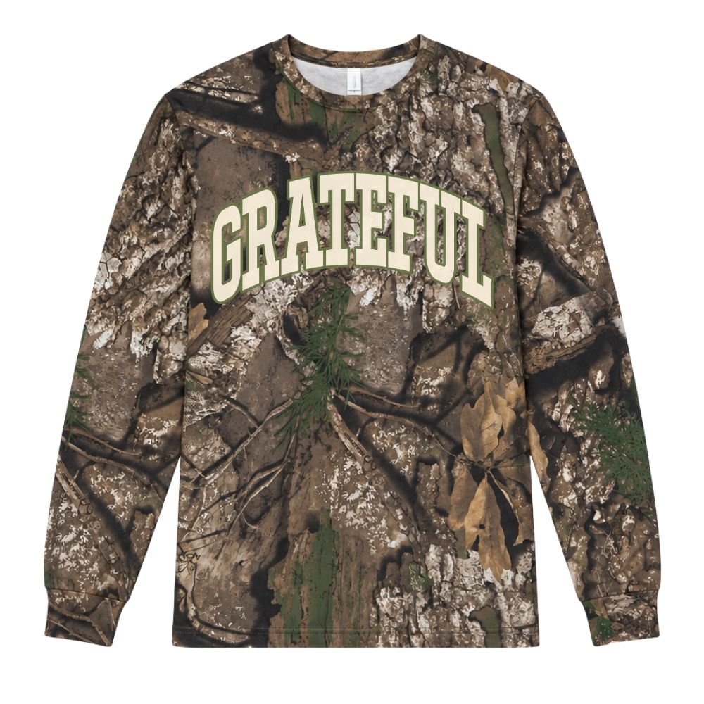 'Thankful by Nature' RealTree Camo Long Sleeve