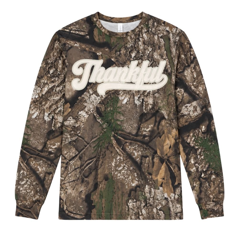 'Thankful by Nature' RealTree Camo Long Sleeve