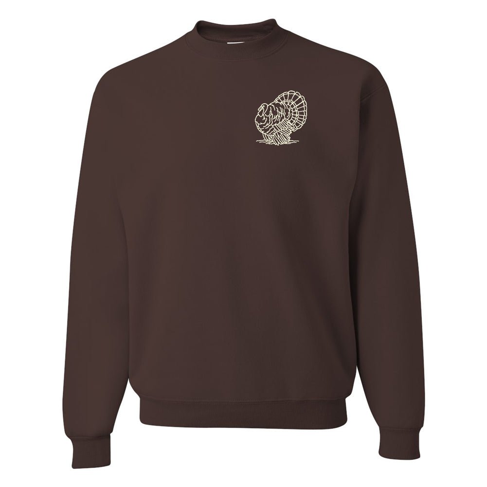 'The Distinguished Turkey' Embroidered Crewneck product image 10