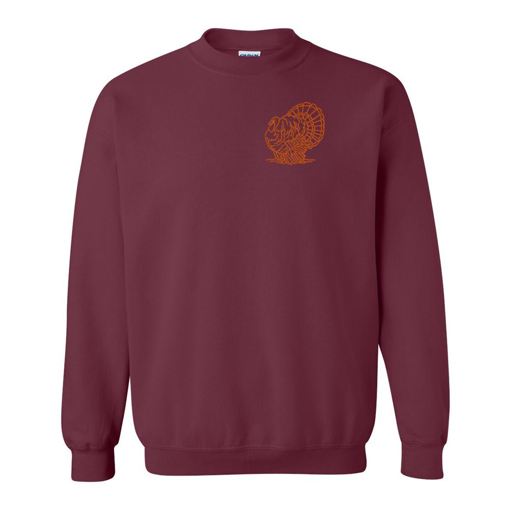 'The Distinguished Turkey' Embroidered Crewneck product image 12
