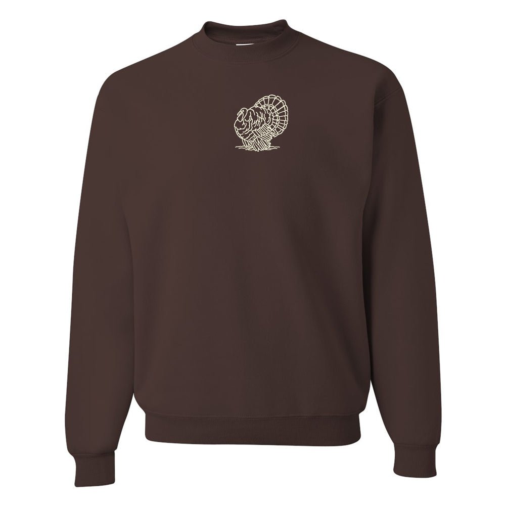 'The Distinguished Turkey' Embroidered Crewneck product image 9